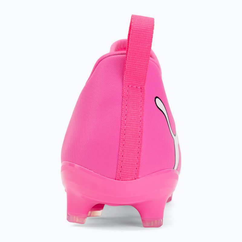 Children's football boots PUMA Future 9 Match LL FG/AG Jr poison pink/puma wht/sun stream/bright aqua/puma blk 6