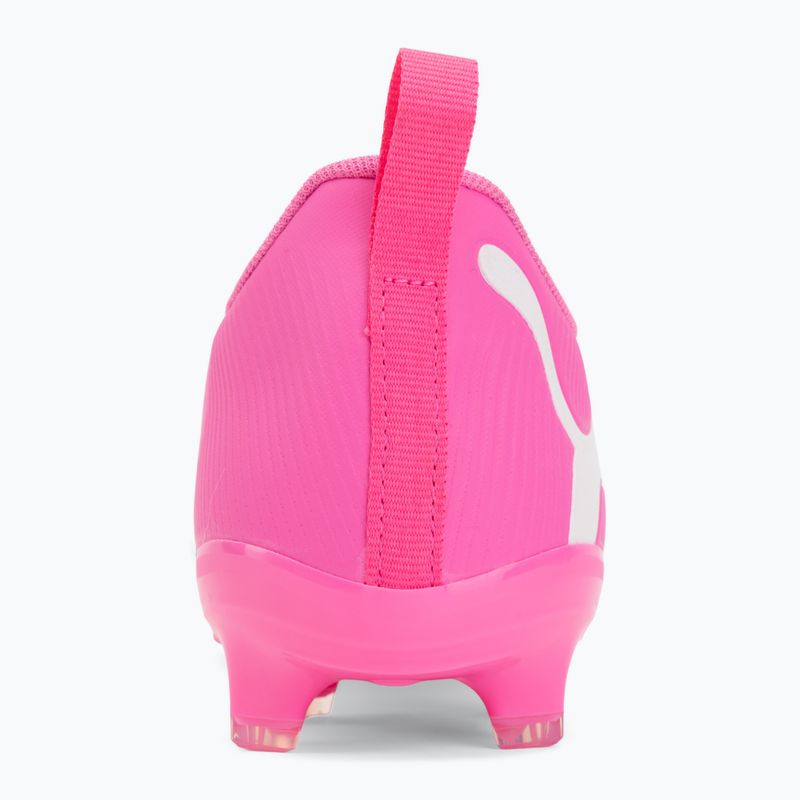 Children's football boots PUMA Future 9 Play FG/AG Jr poison pink/puma wht/sun stream/bright aqua/puma blk 6