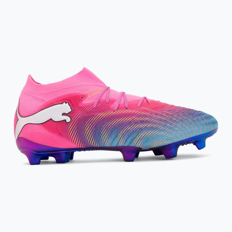 Football boots PUMA Future 9 Ultimate FG poison pink/puma wht/sun stream/bright aqua/puma blk 2