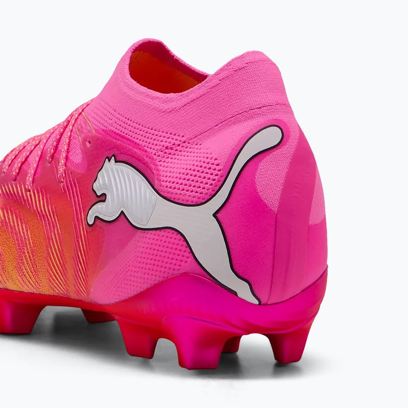 Football boots PUMA Future 9 Ultimate FG poison pink/puma wht/sun stream/bright aqua/puma blk 4