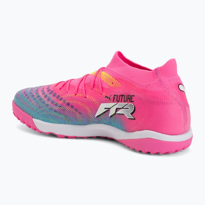 Football boots PUMA Future 9 Match TT poison pink/puma wht/sun stream/bright aqua/puma blk 3