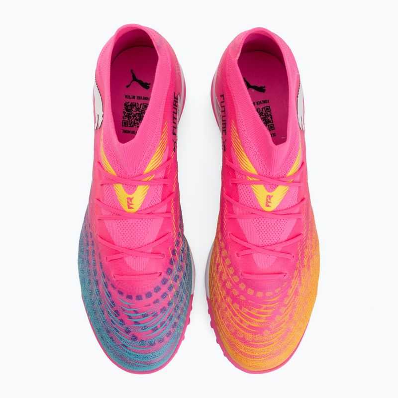 Football boots PUMA Future 9 Match TT poison pink/puma wht/sun stream/bright aqua/puma blk 5