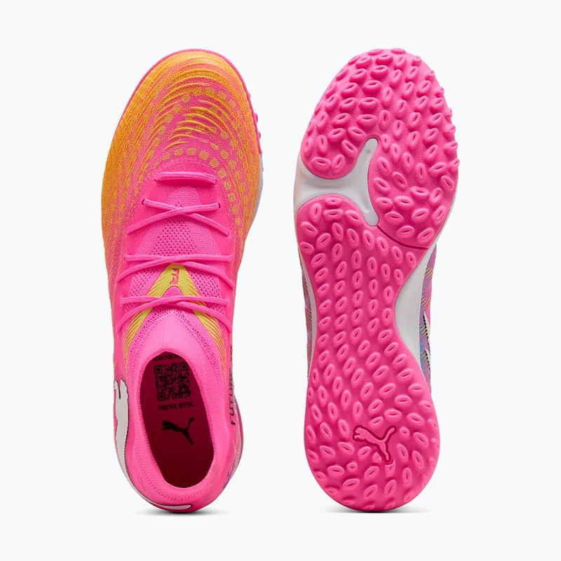 Football boots PUMA Future 9 Match TT poison pink/puma wht/sun stream/bright aqua/puma blk 5