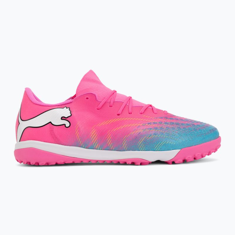 Football boots PUMA Future 9 Match Fusion TT poison pink/puma wht/sun stream/bright aqua/puma blk 2