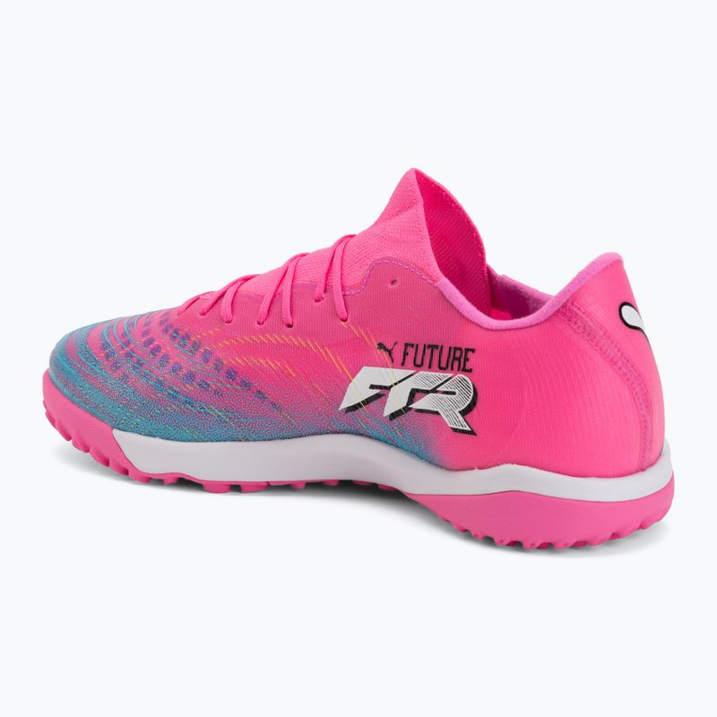Football boots PUMA Future 9 Match Fusion TT poison pink/puma wht/sun stream/bright aqua/puma blk 3