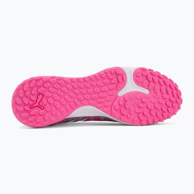 Football boots PUMA Future 9 Match Fusion TT poison pink/puma wht/sun stream/bright aqua/puma blk 4