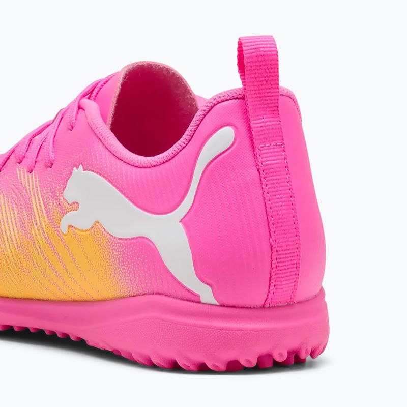 Children's football boots PUMA Future 9 Play TT poison pink/puma wht/sun stream/bright aqua/puma blk 7