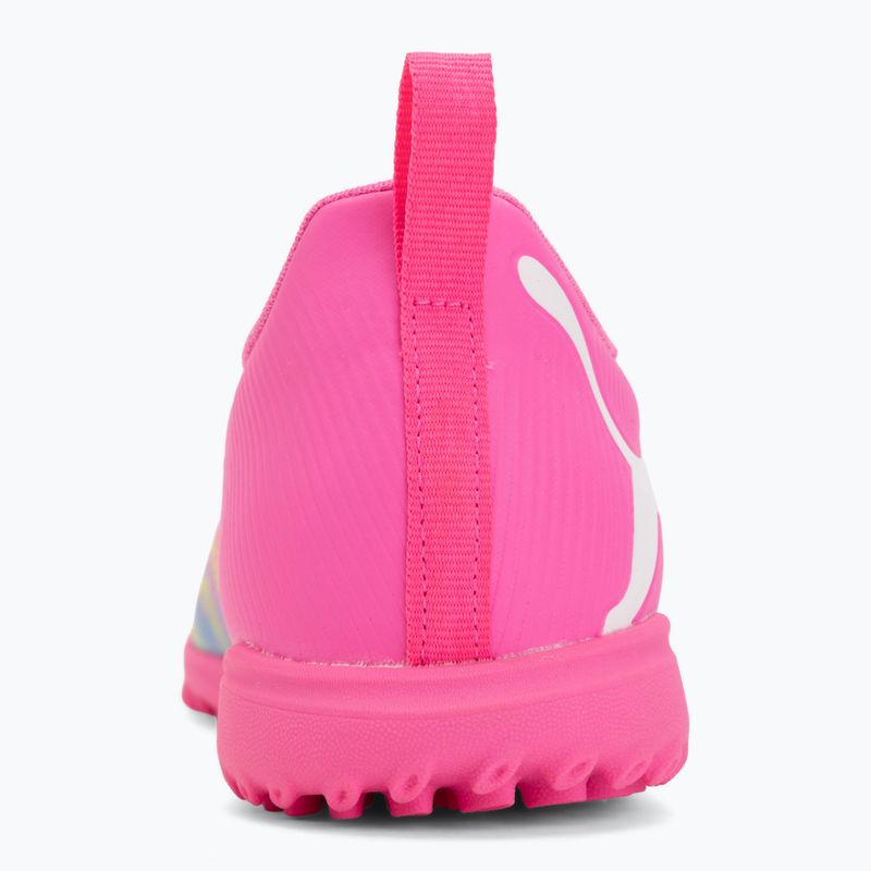 Children's football boots PUMA Future 9 Play TT poison pink/puma wht/sun stream/bright aqua/puma blk 6