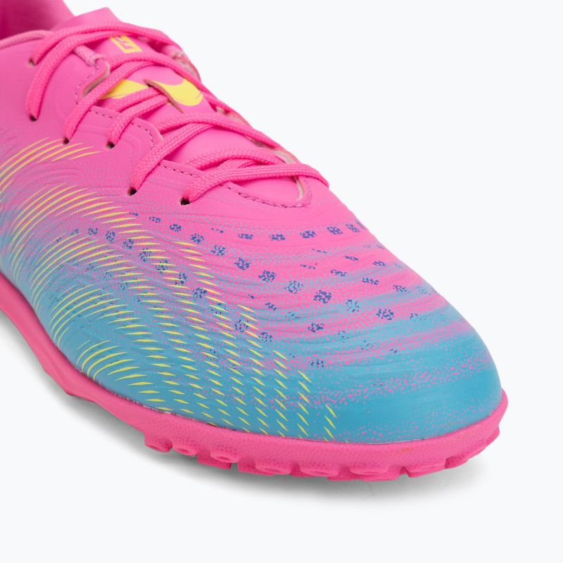 Children's football boots PUMA Future 9 Play TT poison pink/puma wht/sun stream/bright aqua/puma blk 7