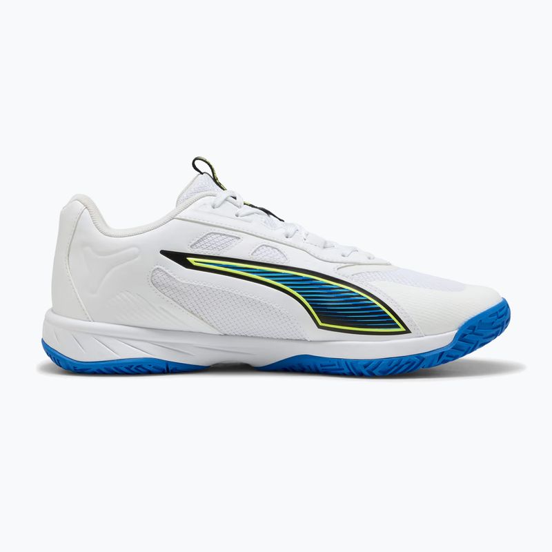 Handball shoes PUMA Accelerate Pro 4 Game On puma white/glowing red/ultra blue 9