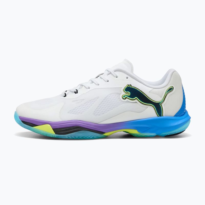 Handball shoes PUMA Vantage Nitro Game On puma white/glowing red/ultra blue 8