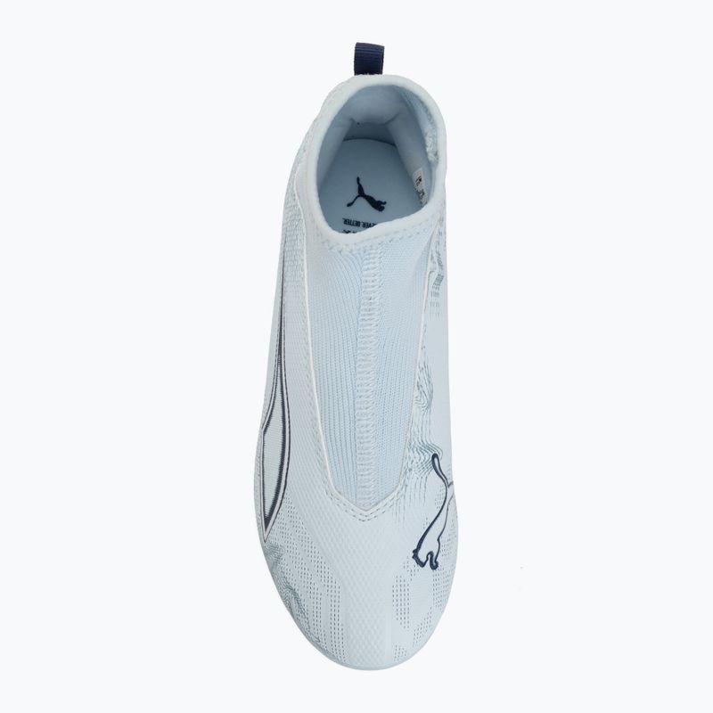 Children's football boots PUMA Ultra 6 Match+ LL FG/AG Jr icy blue/puma white/blue jewel 5