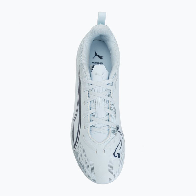 Children's football boots PUMA Ultra 6 Play FG/AG Jr icy blue/puma white/blue jewel 5