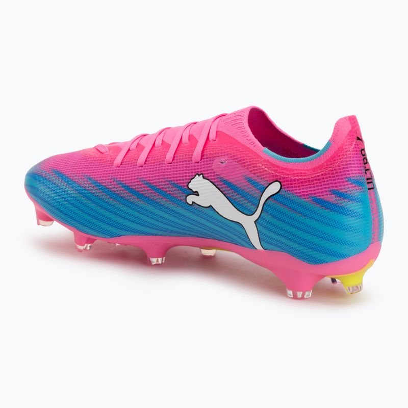 Football boots PUMA Ultra 6 Match FG/AG poison pink/puma wht/sun stream/bright aqua/puma blk 3