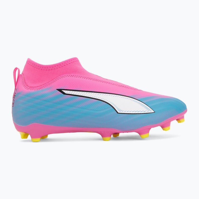 Children's football boots PUMA Ultra 6 Match+ LL FG/AG Jr poison pink/puma wht/sun stream/bright aqua/puma blk 2
