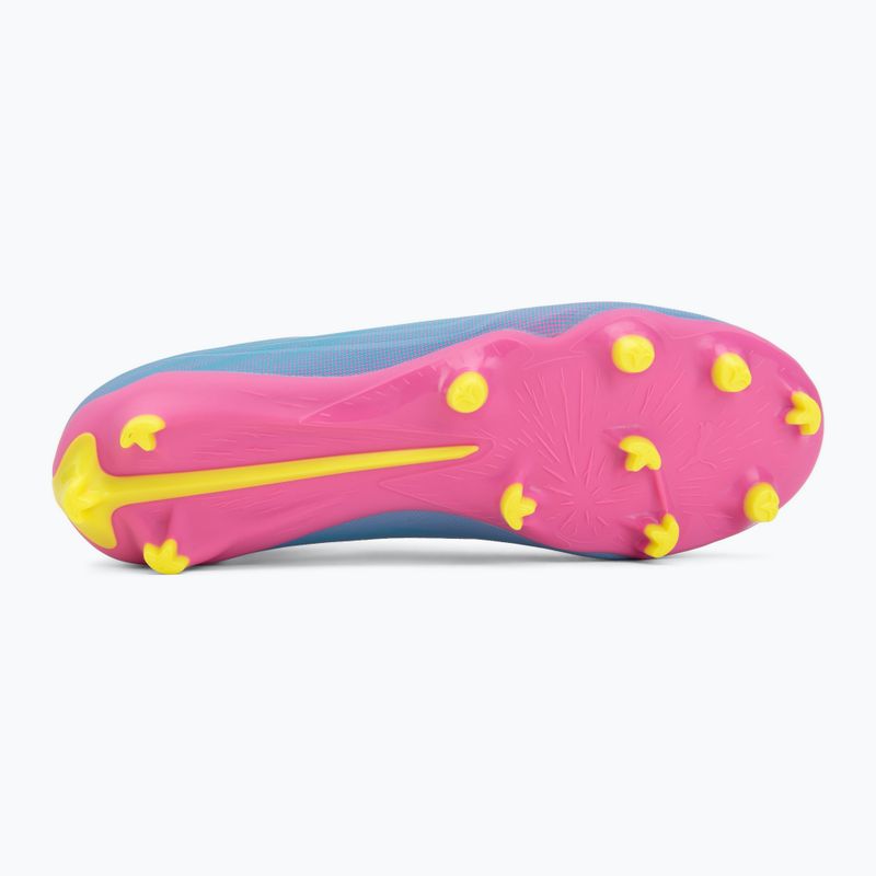Children's football boots PUMA Ultra 6 Match+ LL FG/AG Jr poison pink/puma wht/sun stream/bright aqua/puma blk 4