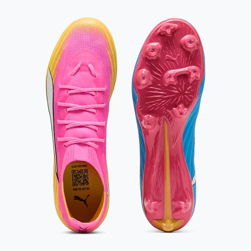 Football boots PUMA Ultra 6 Pro FG/AG poison pink/puma wht/sunstream/bright aqua/puma blk 5
