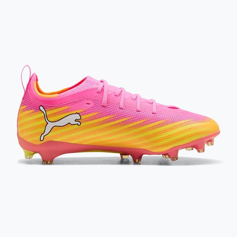 Children's football boots PUMA Ultra 6 Pro Jr FG/AG poison pink/puma wht/sunstream/bright aqua/puma blk 2