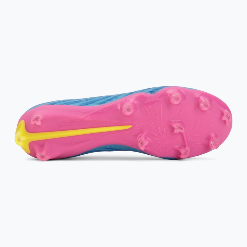 Children's football boots PUMA Ultra 6 Pro Jr FG/AG poison pink/puma wht/sunstream/bright aqua/puma blk 4