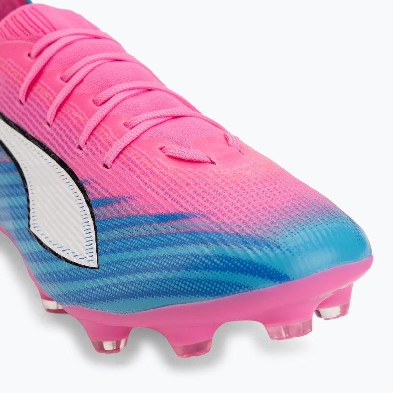Children's football boots PUMA Ultra 6 Pro Jr FG/AG poison pink/puma wht/sunstream/bright aqua/puma blk 7