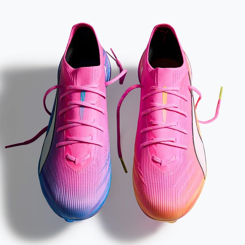 Football boots PUMA Ultra 6 Ultimate FG poison pink/puma wht/sun stream/bright aqua/puma blk 6