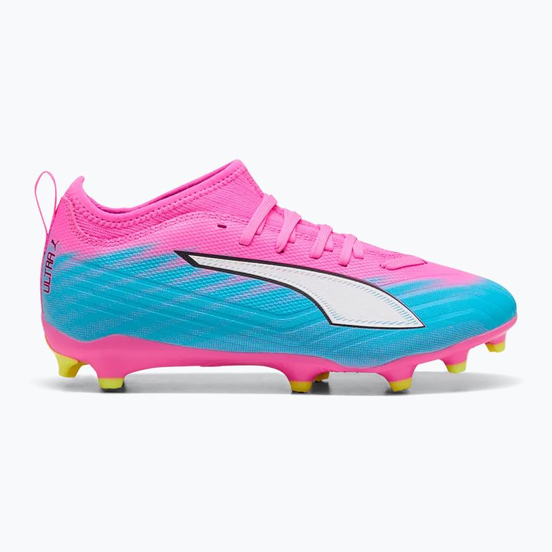 Children's football boots PUMA Ultra 6 Match FG/AG Jr poison pink/puma wht/sun stream/bright aqua/puma blk 3
