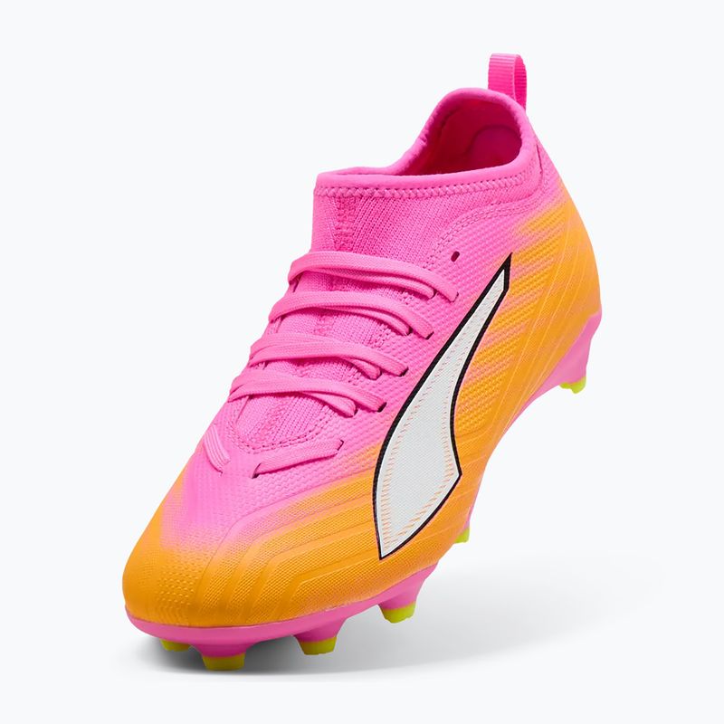 Children's football boots PUMA Ultra 6 Match FG/AG Jr poison pink/puma wht/sun stream/bright aqua/puma blk 4