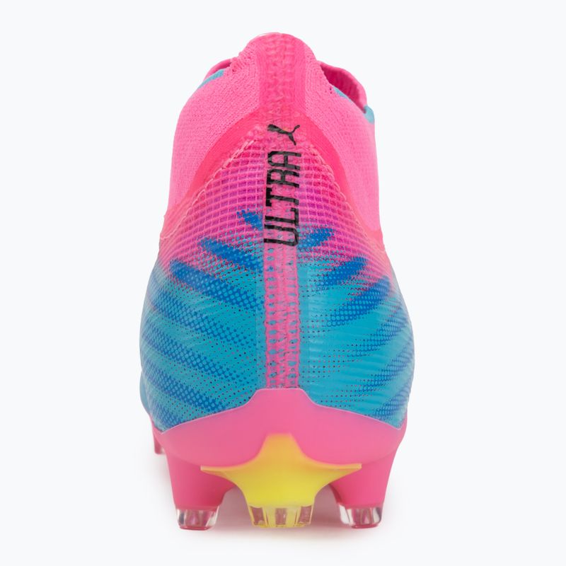 Football boots PUMA Ultra 6 Match + FG/AG poison pink/puma wht/sun stream/bright aqua/puma blk 6