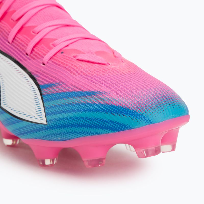 Football boots PUMA Ultra 6 Match + FG/AG poison pink/puma wht/sun stream/bright aqua/puma blk 7