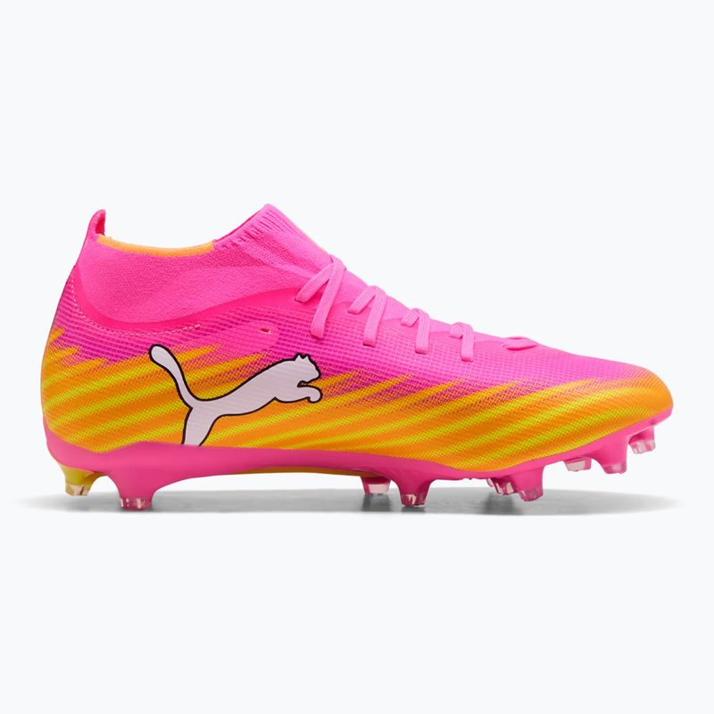 Football boots PUMA Ultra 6 Match + FG/AG poison pink/puma wht/sun stream/bright aqua/puma blk 2