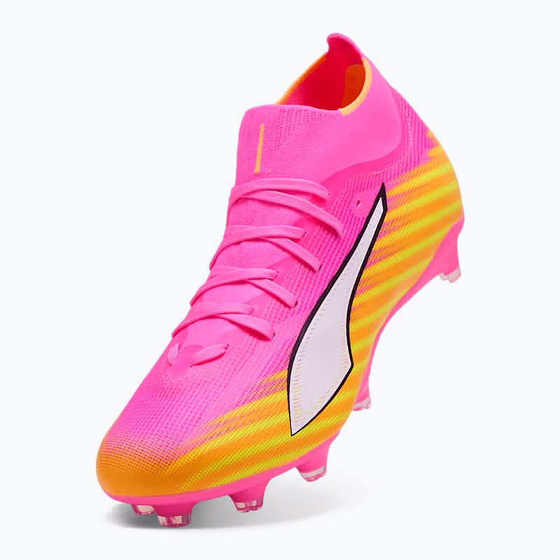 Football boots PUMA Ultra 6 Match + FG/AG poison pink/puma wht/sun stream/bright aqua/puma blk 3