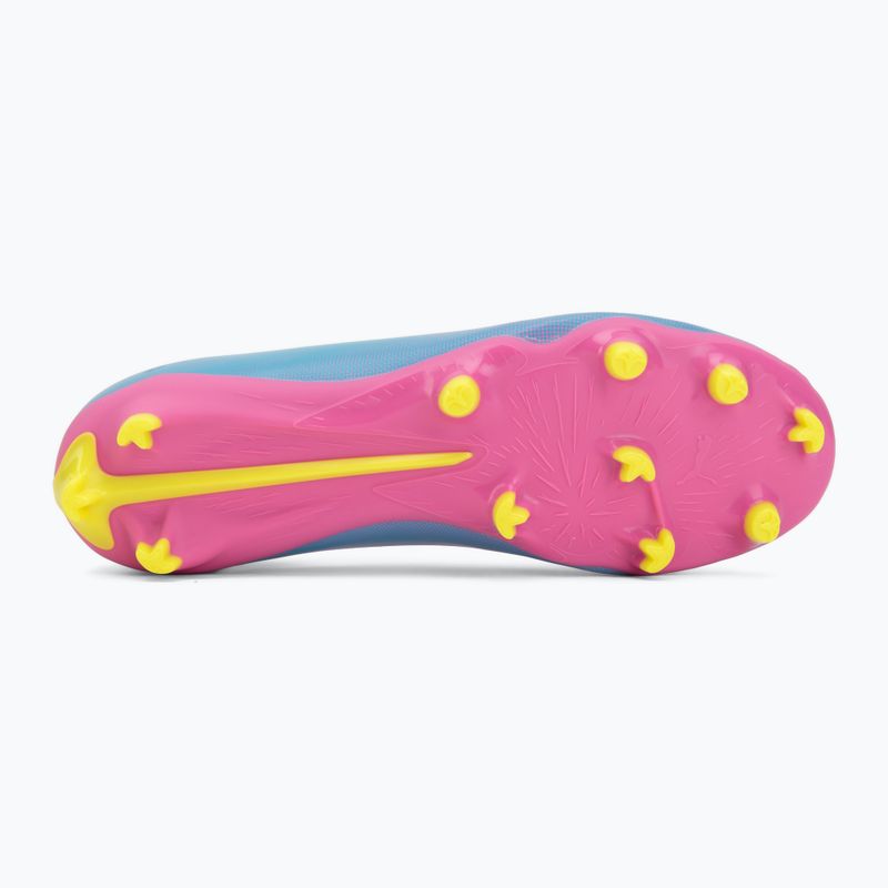 Children's football boots PUMA Ultra 6 Play FG/AG Jr poison pink/puma wht/sun stream/bright aqua/puma blk 4
