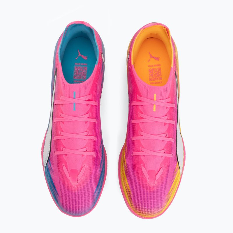 Football boots PUMA Ultra 6 Match TT poison pink/puma wht/sun stream/bright aqua/puma blk 5