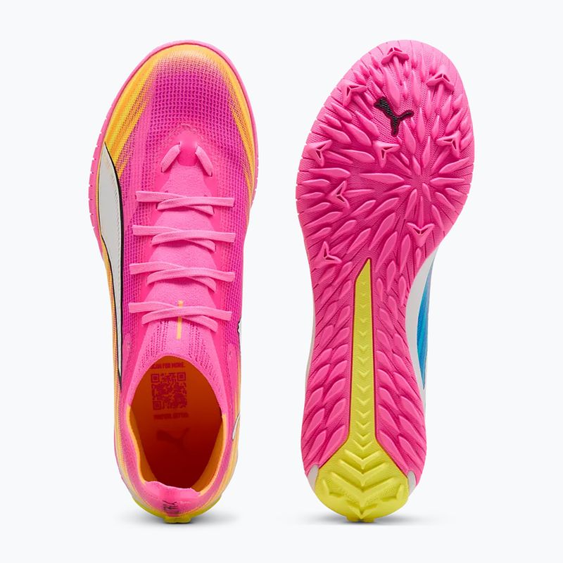 Football boots PUMA Ultra 6 Match TT poison pink/puma wht/sun stream/bright aqua/puma blk 3