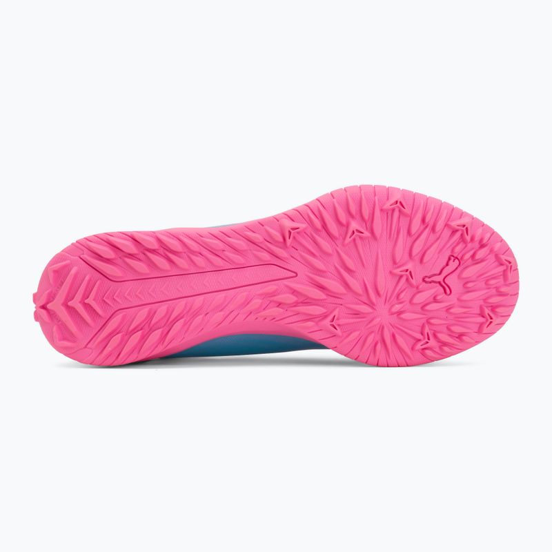 Children's football boots PUMA Ultra 6 Play TT Jr poison pink/puma wht/sun stream/bright aqua/puma blk 4