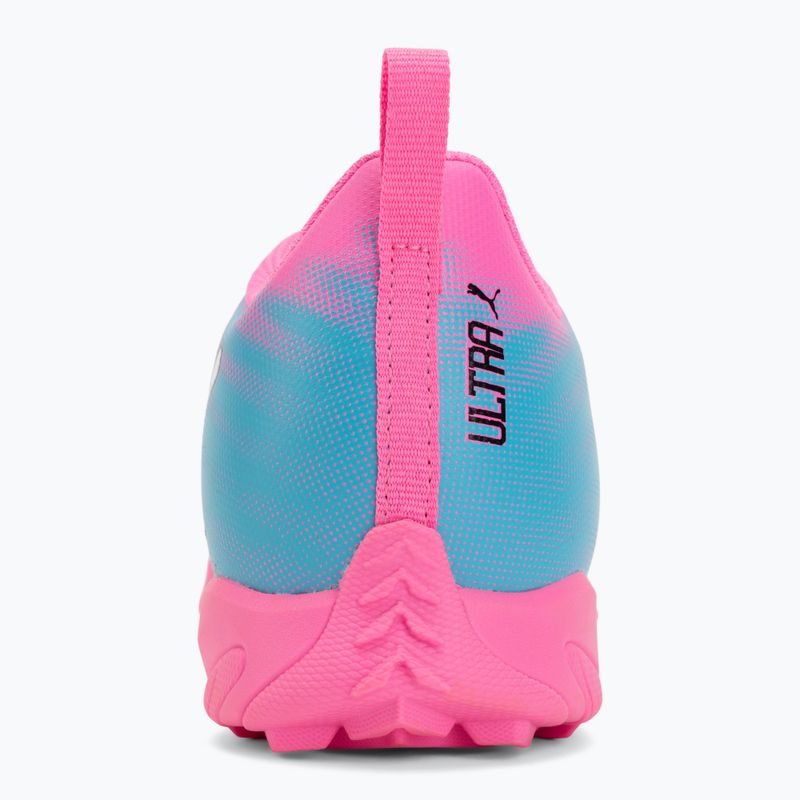Children's football boots PUMA Ultra 6 Play TT Jr poison pink/puma wht/sun stream/bright aqua/puma blk 6