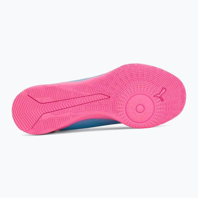 Children's football boots PUMA Ultra 6 Play It Jr poison pink/puma wht/sun stream/bright aqua/puma blk 4