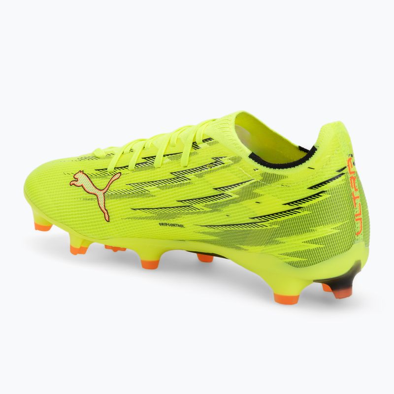 Football boots PUMA Ultra 6 Match FG/AG yellow alert/puma black/glowing red/lime squeeze 3