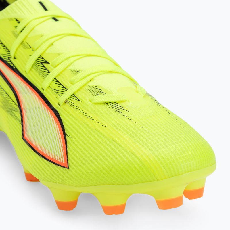 Football boots PUMA Ultra 6 Match FG/AG yellow alert/puma black/glowing red/lime squeeze 7