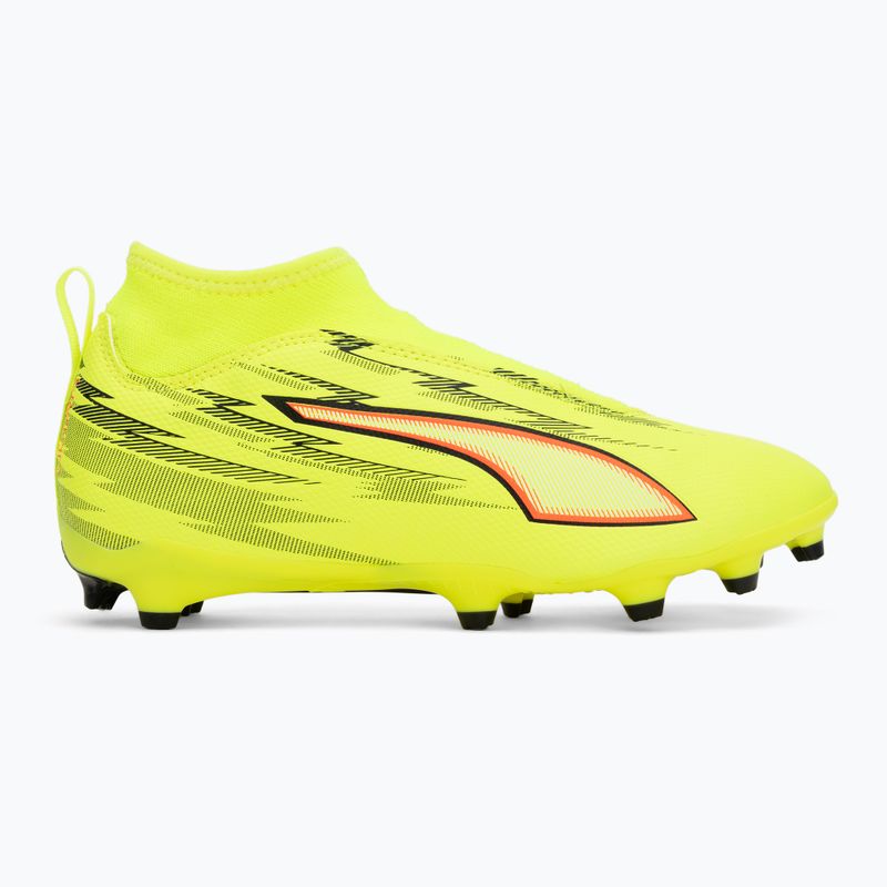 Children's football boots PUMA Ultra 6 Match+ LL FG/AG Jr yellow alert/puma black/glowing red/lime squeeze 2
