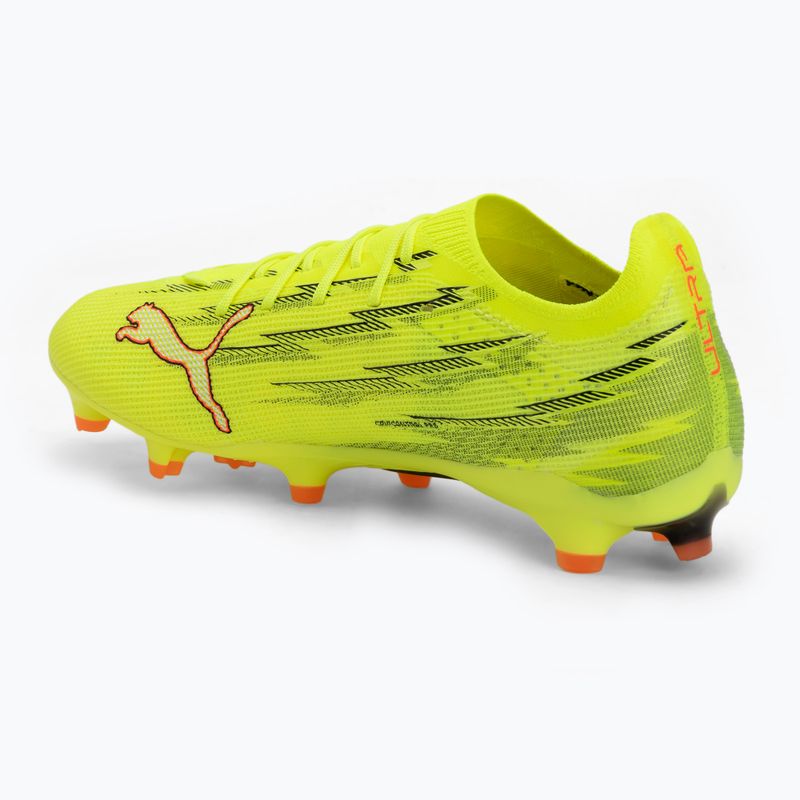 Football boots PUMA Ultra 6 Pro FG/AG yellow alert/puma black/glowing red/lime squeeze 3