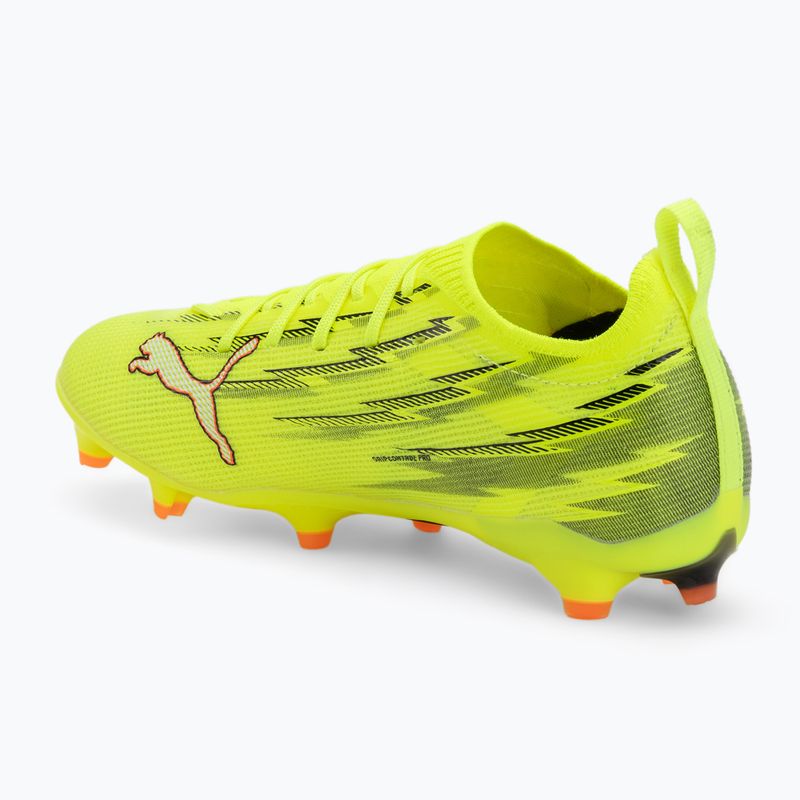 Football boots PUMA Ultra 6 Pro Jr FG/AG yellow alert/puma black/glowing red/lime squeeze 3