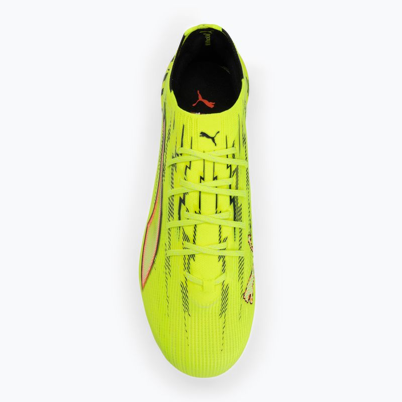 Football boots PUMA Ultra 6 Ultimate FG yellow alert/puma black/glowing red/lime squeeze 5