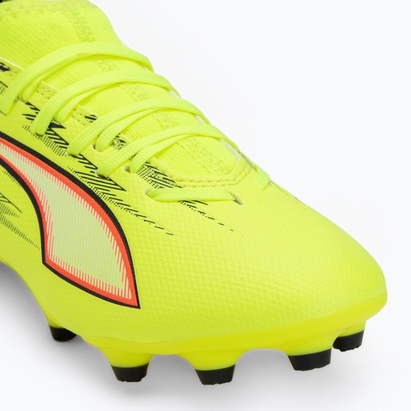 Children's football boots PUMA Ultra 6 Match FG/AG Jr yellow alert/puma black/glowing red/lime squeeze 7