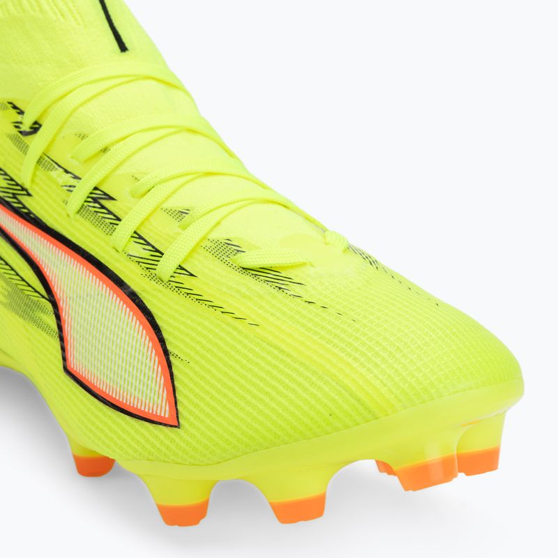 Football boots PUMA Ultra 6 Match + FG/AG yellow alert/puma black/glowing red/lime squeeze 7