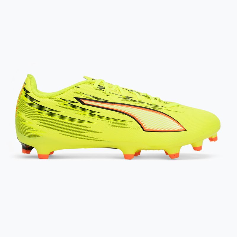 Football boots PUMA Ultra 6 Play FG/AG yellow alert/puma black/glowing red/lime squeeze 2