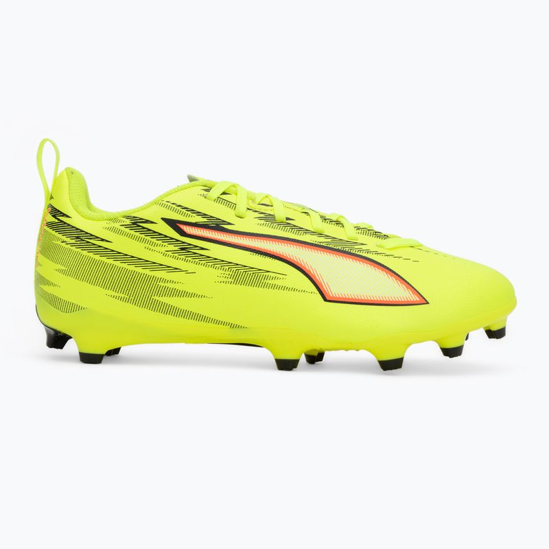 Children's football boots PUMA Ultra 6 Play FG/AG Jr yellow alert/puma black/glowing red/lime squeeze 2