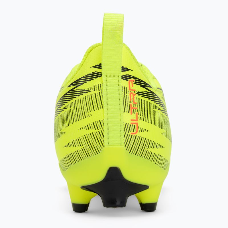 Children's football boots PUMA Ultra 6 Play FG/AG Jr yellow alert/puma black/glowing red/lime squeeze 6