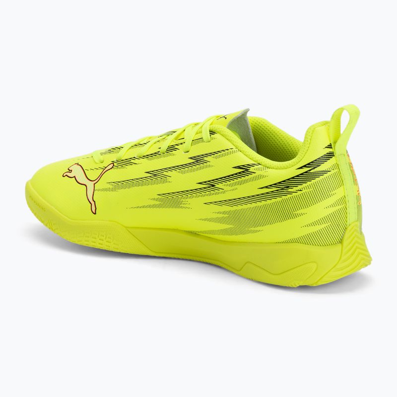Children's football boots PUMA Ultra 6 Play IT Jr yellow alert/puma black/glowing red/lime squeeze 3
