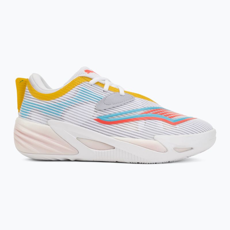 Basketball shoes PUMA All-Pro NITRO 2 puma white/sunblaze 2